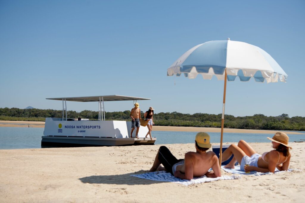 noosa watersports boat hire bbq 1906